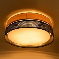 Discount TK Tomasz Krywult Lampa sufitowa boho z abażurem NICOL