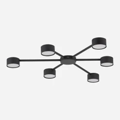 TK Tomasz Krywult Wszystkie Lampy Sufitowe^Lampa sufitowa czarna AVIA BLACK VI