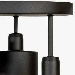 domiluce Lampa sufitowa czarna BARI 3