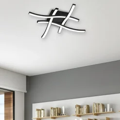 Clearance Lampa sufitowa czarna LED ROUTE hasztag