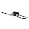 Wszystkie Lampy Sufitowe^Lampa sufitowa czarna LED ROUTE fale