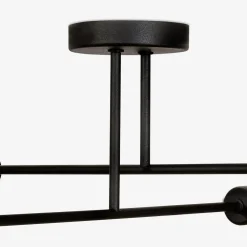 Online domiluce Lampa sufitowa czarna LUCA 4