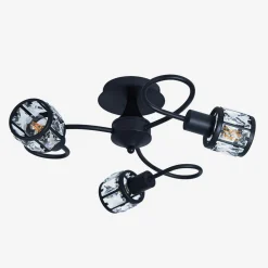 Sale Krislamp Lampa sufitowa czarna MALTA 3