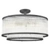 Zumaline Wszystkie Lampy Sufitowe^Lampa sufitowa czarna SERGIO 50 cm