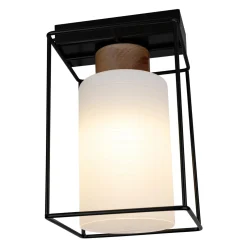Spot - Light Wszystkie Lampy Sufitowe^Lampa sufitowa czarno-biała GRETTER