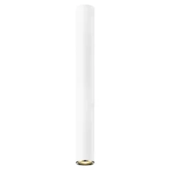 Zumaline Wszystkie Lampy Sufitowe^Lampa sufitowa długa tuba biało-złota LOYA 55 cm