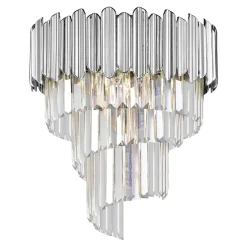 Zumaline Wszystkie Lampy Sufitowe^Lampa sufitowa glamour chrom GLADIUS