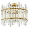 Zumaline Wszystkie Lampy Sufitowe^Lampa sufitowa glamour złota ALEXANDRIA