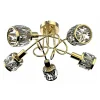 Krislamp Wszystkie Lampy Sufitowe^Lampa sufitowa glamour złota NELA 5