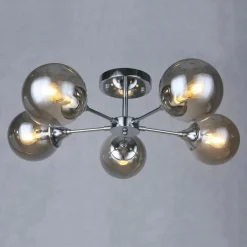 Best Krislamp Lampa sufitowa kule chrom FRIDA 5