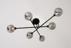 Best Zumaline Lampa sufitowa kule czarna BASIS