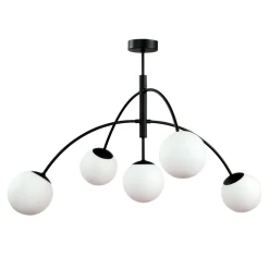 domiluce Wszystkie Lampy Sufitowe^Lampa sufitowa kule czarna VOLTA 5