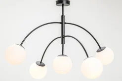 domiluce Wszystkie Lampy Sufitowe^Lampa sufitowa kule czarna VOLTA 5