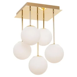 Online domiluce Lampa sufitowa kule złota MEFISTO 5