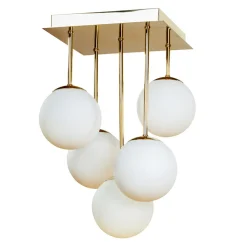 Online domiluce Lampa sufitowa kule złota MEFISTO 5