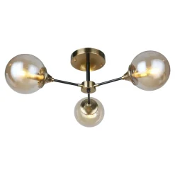 Sale Krislamp Lampa sufitowa kule złota FRIDA 3