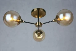 Sale Krislamp Lampa sufitowa kule złota FRIDA 3