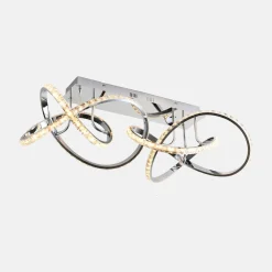 Zumaline Wszystkie Lampy Sufitowe^Lampa sufitowa LED chrom ABRO