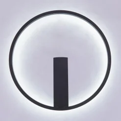 Zumaline Wszystkie Lampy Sufitowe^Lampa sufitowa LED czarna CORIT 42,5 cm