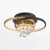 Paul Neuhaus Wszystkie Lampy Sufitowe^Lampa sufitowa LED czarno-złota ROTAZO