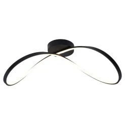 Best Zumaline Lampa sufitowa LED ERDA czarna