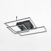 Best Zumaline Lampa sufitowa LED geometryczna czarna AVENIR