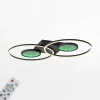 Sale Paul Neuhaus Lampa sufitowa LED RGB efekt głębi czarna TUNEL z pilotem