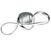 Best Lampa sufitowa LED srebrna PERUGIA 60 cm