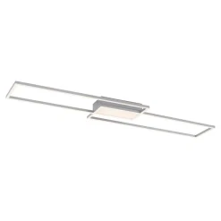 Paul Neuhaus Wszystkie Lampy Sufitowe^Lampa sufitowa LED z pilotem srebrna ASMIN