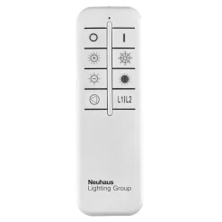 Paul Neuhaus Wszystkie Lampy Sufitowe^Lampa sufitowa LED z pilotem srebrna ASMIN