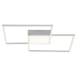 Paul Neuhaus Wszystkie Lampy Sufitowe^Lampa sufitowa LED z pilotem srebrna ASMIN