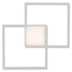 Paul Neuhaus Wszystkie Lampy Sufitowe^Lampa sufitowa LED z pilotem srebrna ASMIN