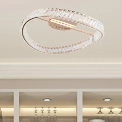 Zumaline Lampa sufitowa LED złota GANO
