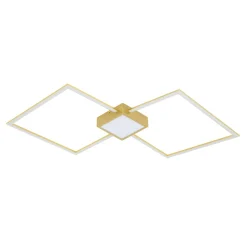 Zumaline Wszystkie Lampy Sufitowe^Lampa sufitowa LED złota HEX 100 cm
