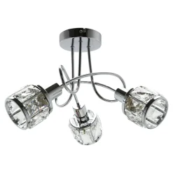 Krislamp Wszystkie Lampy Sufitowe^Lampa sufitowa NELA 3 chrom