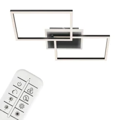 Wszystkie Lampy Sufitowe^Lampa sufitowa obrotowa z pilotem CCT LED FRAME 50 cm