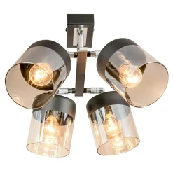 Zumaline Lampa sufitowa PORTO CL19020-4-BL