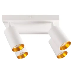 Wszystkie Lampy Sufitowe^Lampa sufitowa 4-punktowa biało-złota MARIBEL IV
