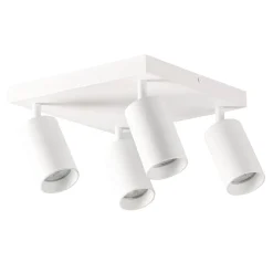 Wszystkie Lampy Sufitowe^Lampa sufitowa 4-punktowa biało-złota MARIBEL IV