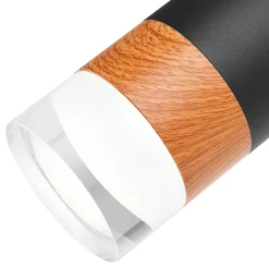 Wszystkie Lampy Sufitowe^Lampa sufitowa z 4 reflektorkami regulowana czarna AURORA