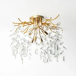 Sale Zumaline Lampa sufitowa złota CINDY 50 cm