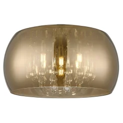 Zumaline Wszystkie Lampy Sufitowe^Lampa sufitowa złota CRYSTAL 40 cm
