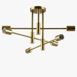 Krislamp Wszystkie Lampy Sufitowe^Lampa sufitowa złota DORADO 6
