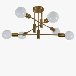 Krislamp Wszystkie Lampy Sufitowe^Lampa sufitowa złota DORADO 6