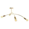 domiluce Wszystkie Lampy Sufitowe^Lampa sufitowa złota KORTE 35 cm