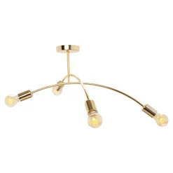 domiluce Wszystkie Lampy Sufitowe^Lampa sufitowa złota KORTE 35 cm