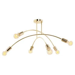 domiluce Wszystkie Lampy Sufitowe^Lampa sufitowa złota KORTE 43 cm