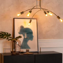 domiluce Wszystkie Lampy Sufitowe^Lampa sufitowa złota KORTE 43 cm