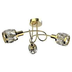 Sale Krislamp Lampa sufitowa złota NELA 3