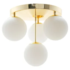 Online domiluce Lampa sufitowa złota RICO 4